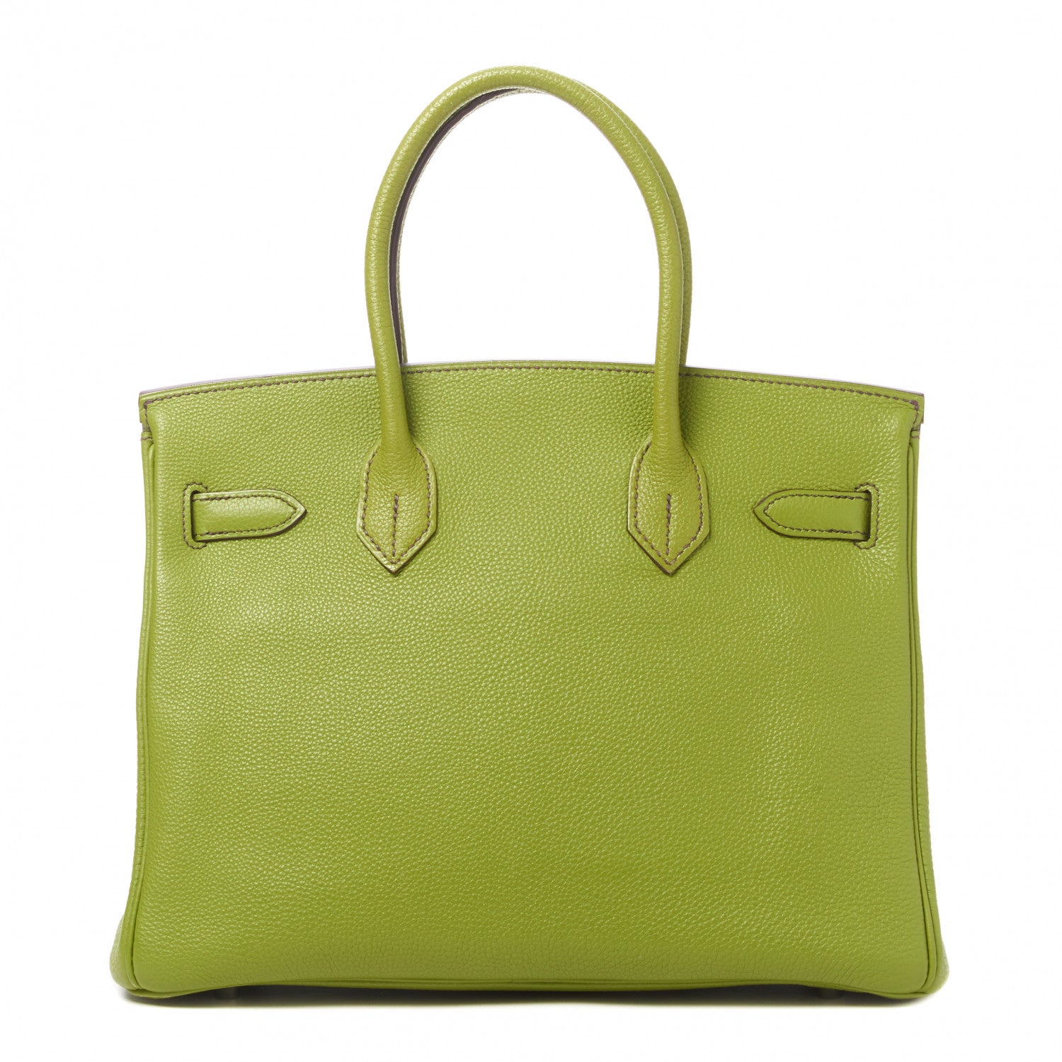 Hermes Togo Birkin 30 Vert Anis 4 of 29
