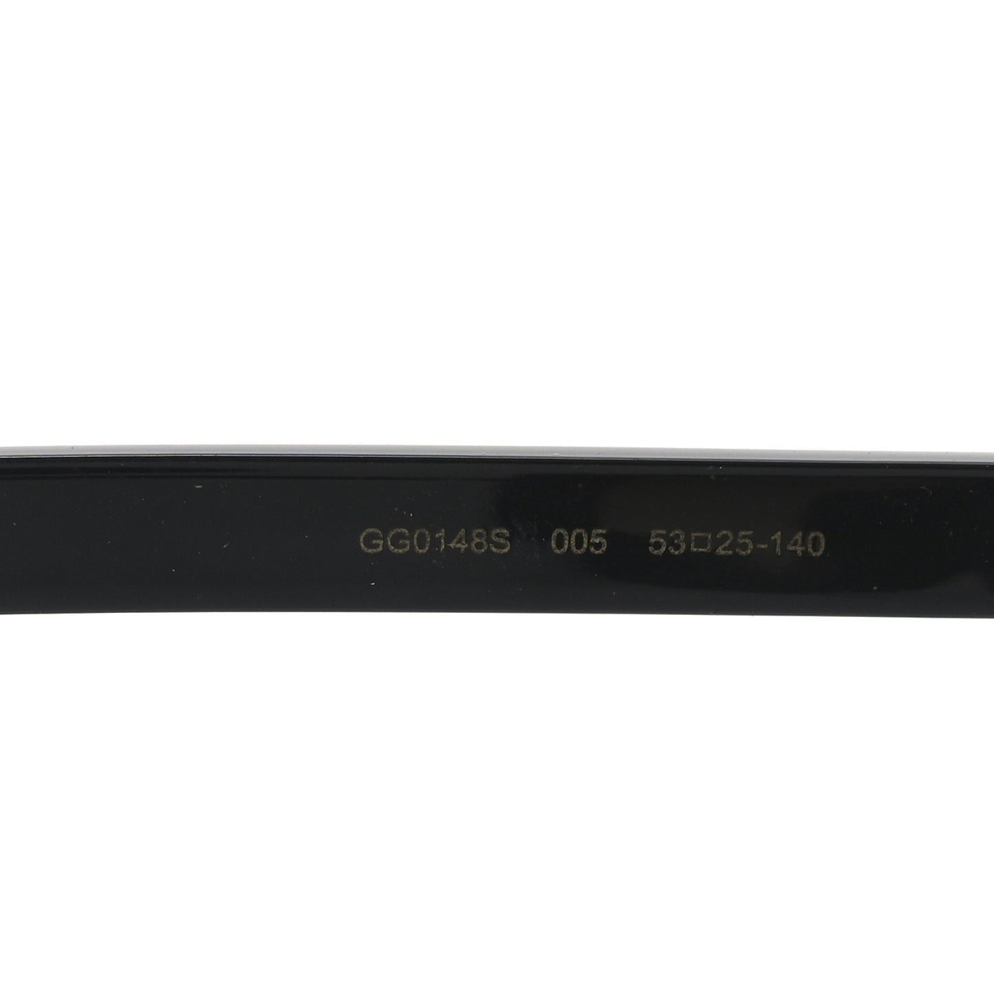Acetate Crystal Oversize Sunglasses GG0148S Black