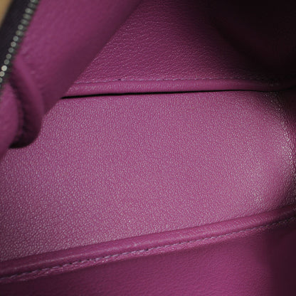 Hermes Epsom Bi-Color Mini Plume Raisin Cyclamen 4 of 6