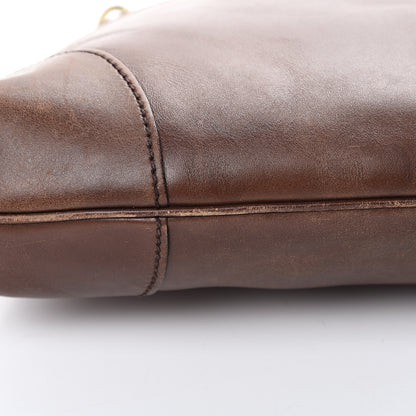 Gucci Calfskin GG Reins Hobo Brown 12 of 22