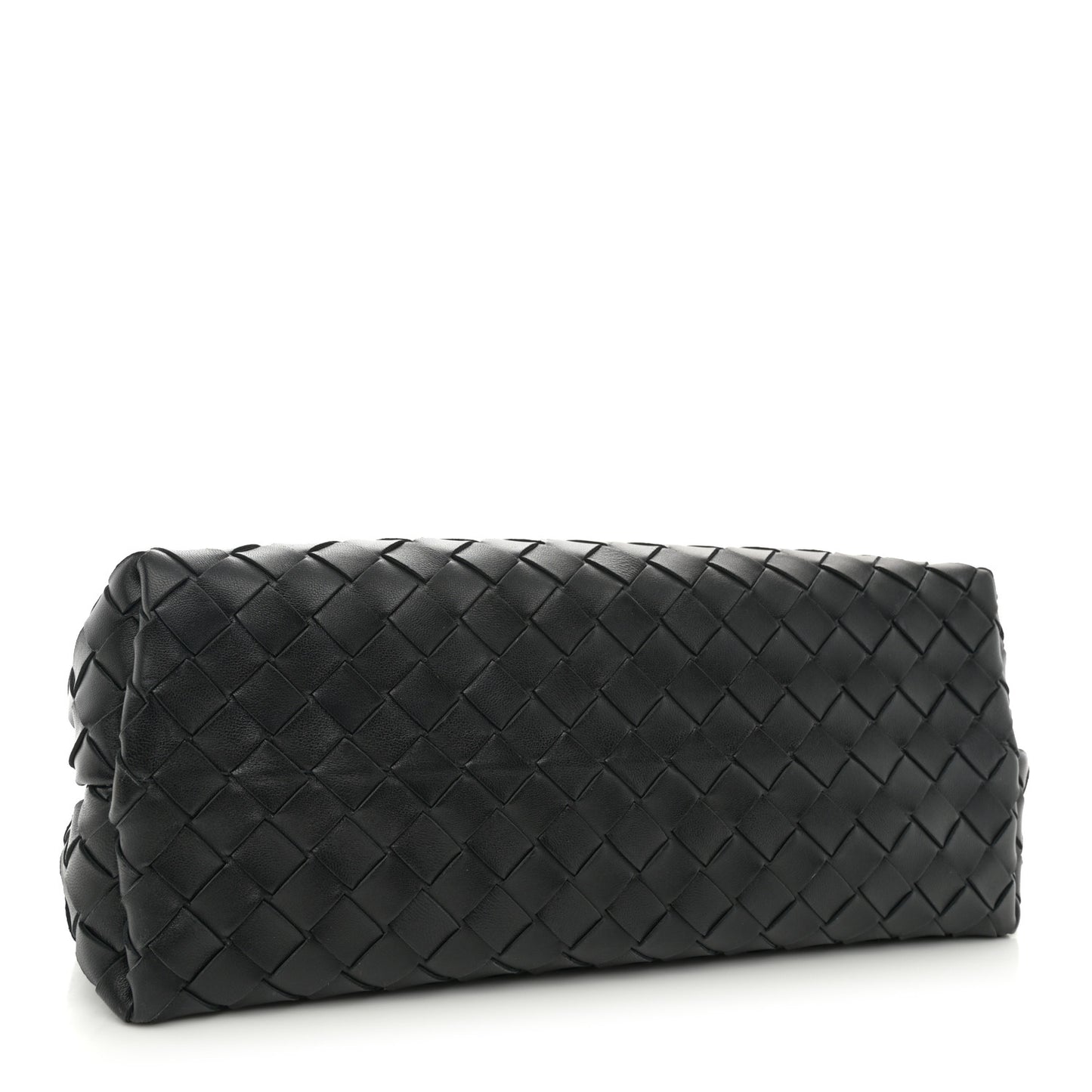 Nappa Intrecciato Medium Andiamo Shoulder Bag Black