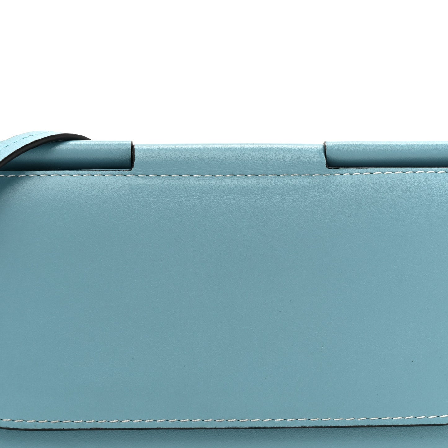 Smooth Calfskin Gate Pochette Light Blue
