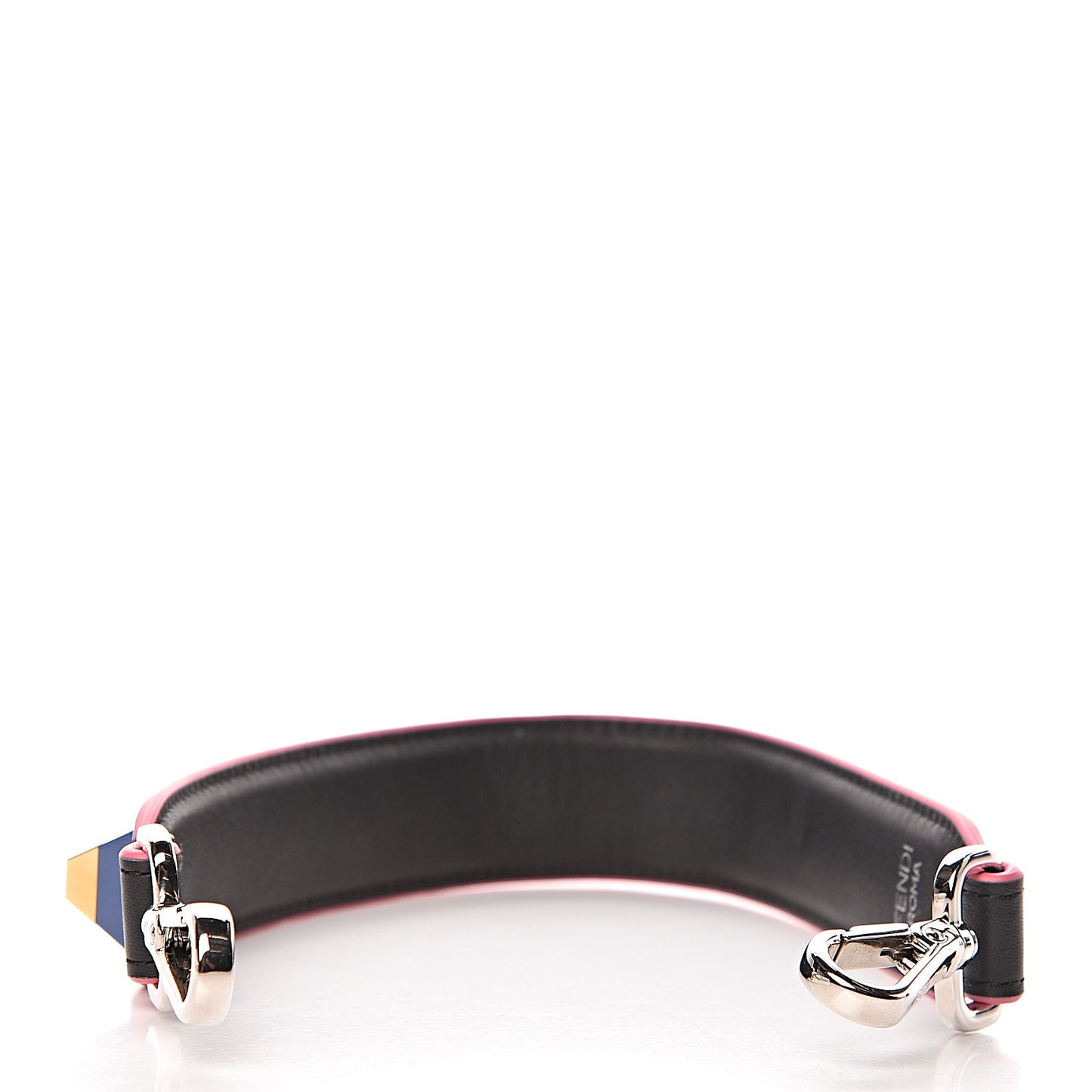 Vitello Dolce Plexiglass Studded Mini Strap You Black Multicolor