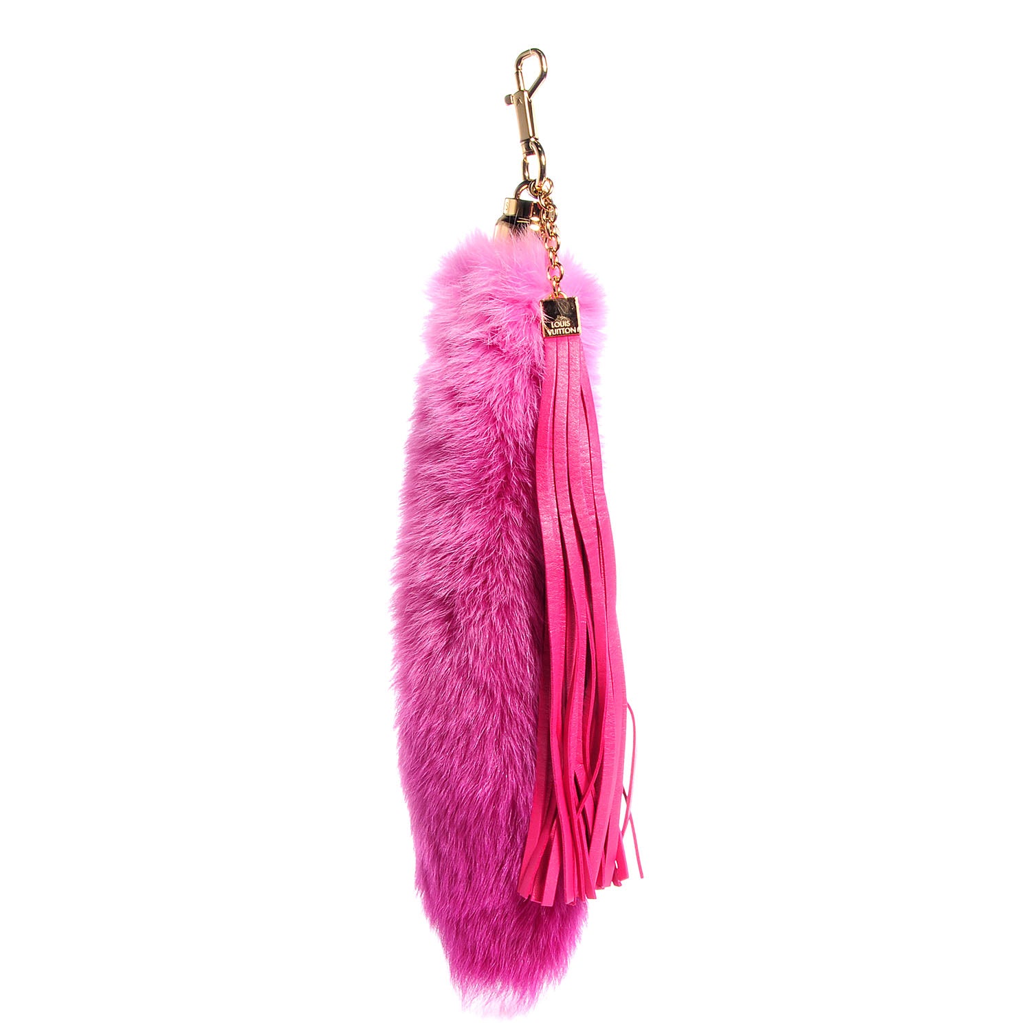 Louis Vuitton Fox Fur Foxy Bag Charm Rose 1 of 6
