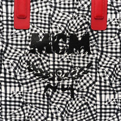 MCM Visetos Large Liz Reversible Shopper Tote Ruby Red 11 of 15