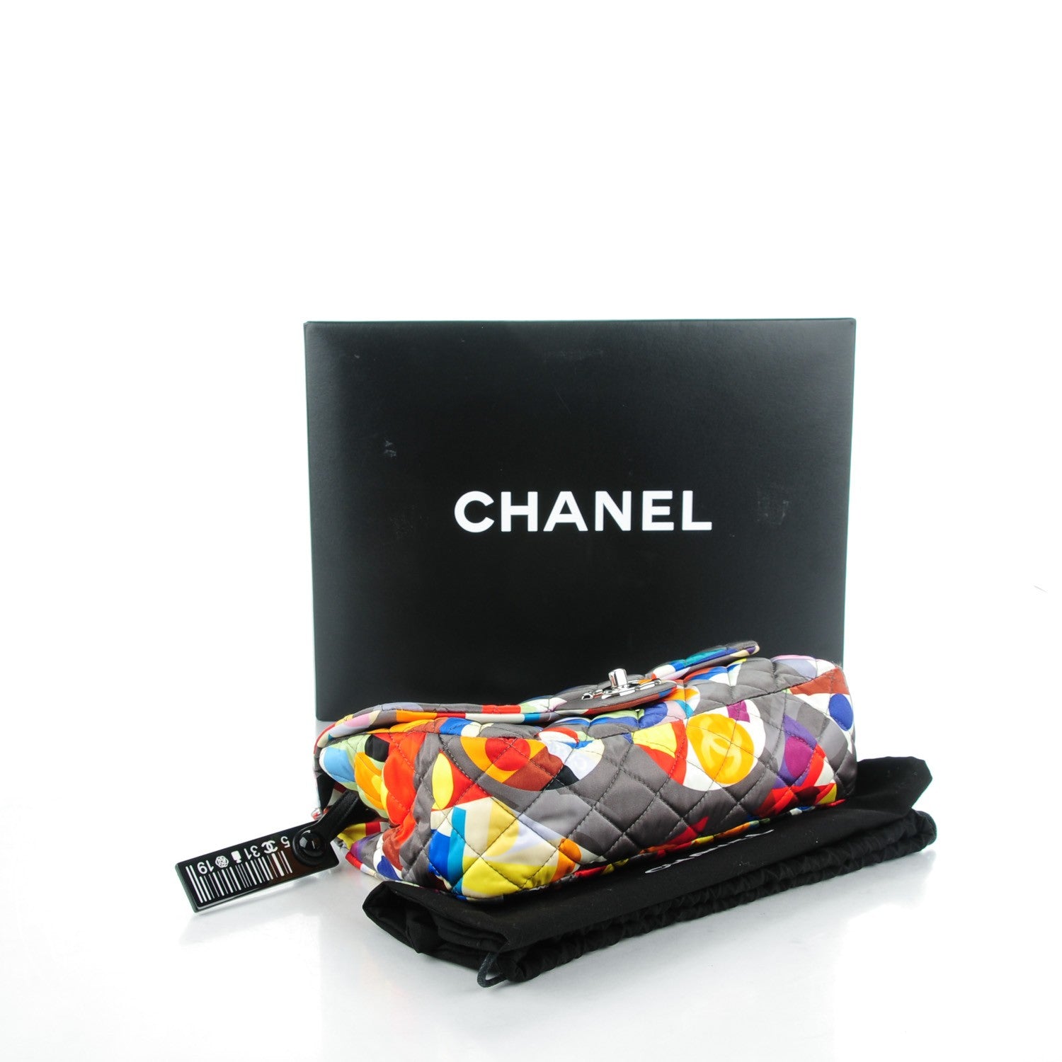 Chanel Nylon Printed Medium Coco Color Flap Multicolor 4 of 8