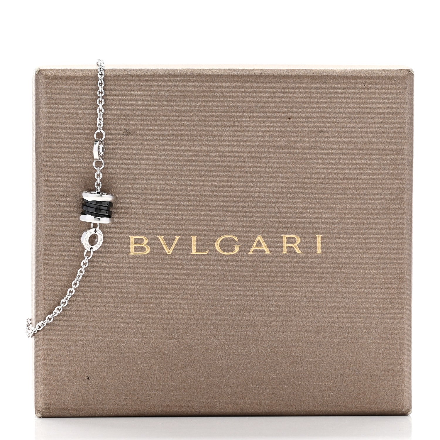 Bulgari Sterling Silver Black Ceramic Save the Children Bracelet SM 6 of 6