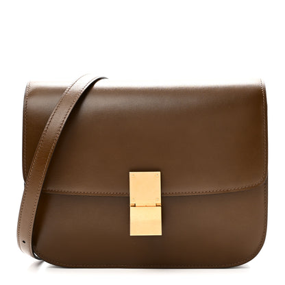 Celine Box Calfskin Medium Classic Box Flap Bag Camel 1 of 10