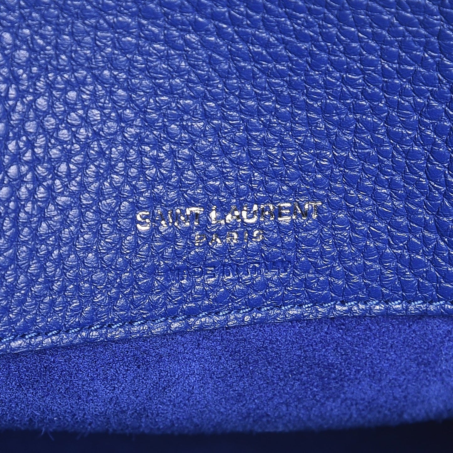 Grained Calfskin Nano Supple Sac De Jour Flash Blue