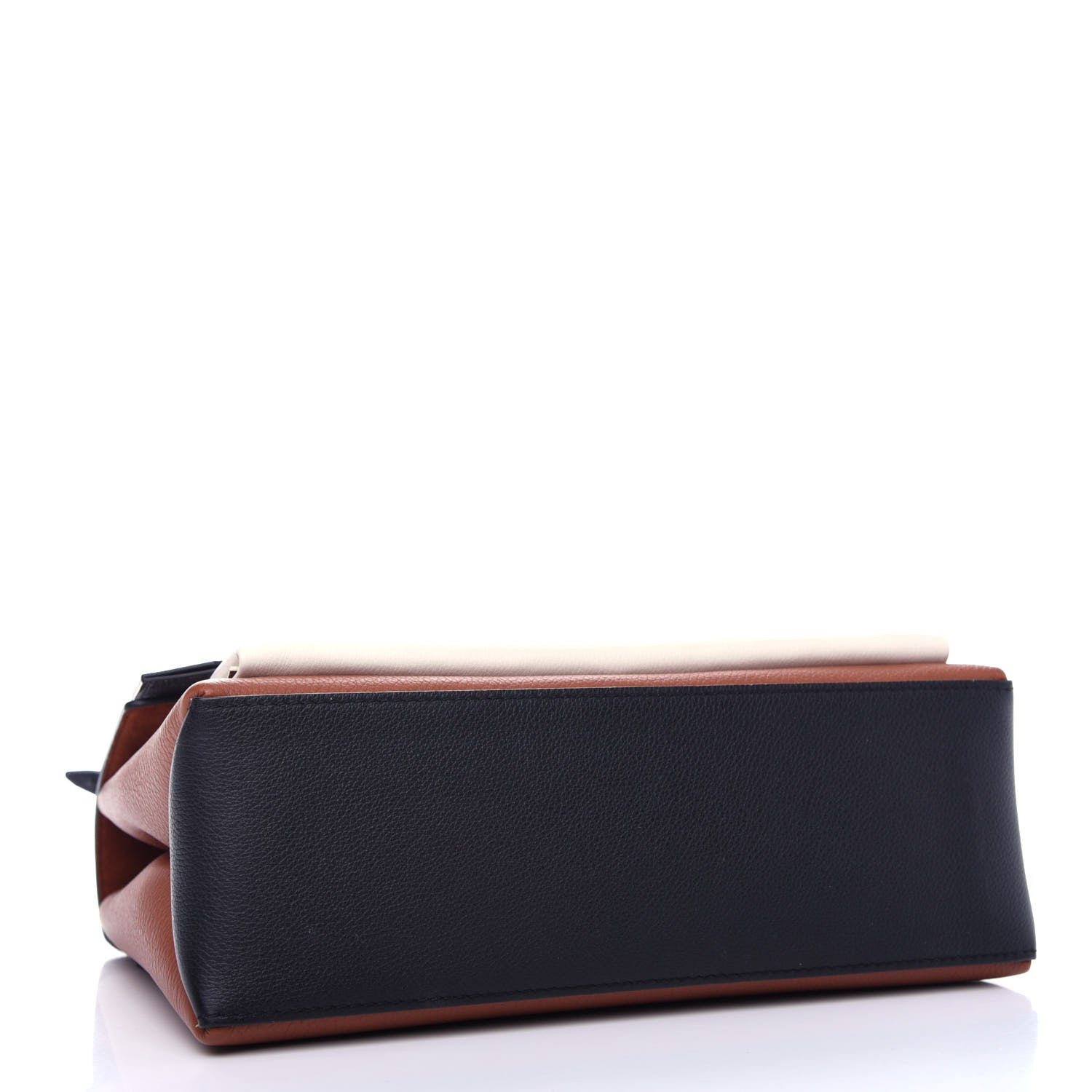 Louis Vuitton Soft Calfskin My Lockme Top Handle Creme Black 4 of 9