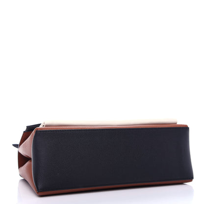 Louis Vuitton Soft Calfskin My Lockme Top Handle Creme Black 4 of 9