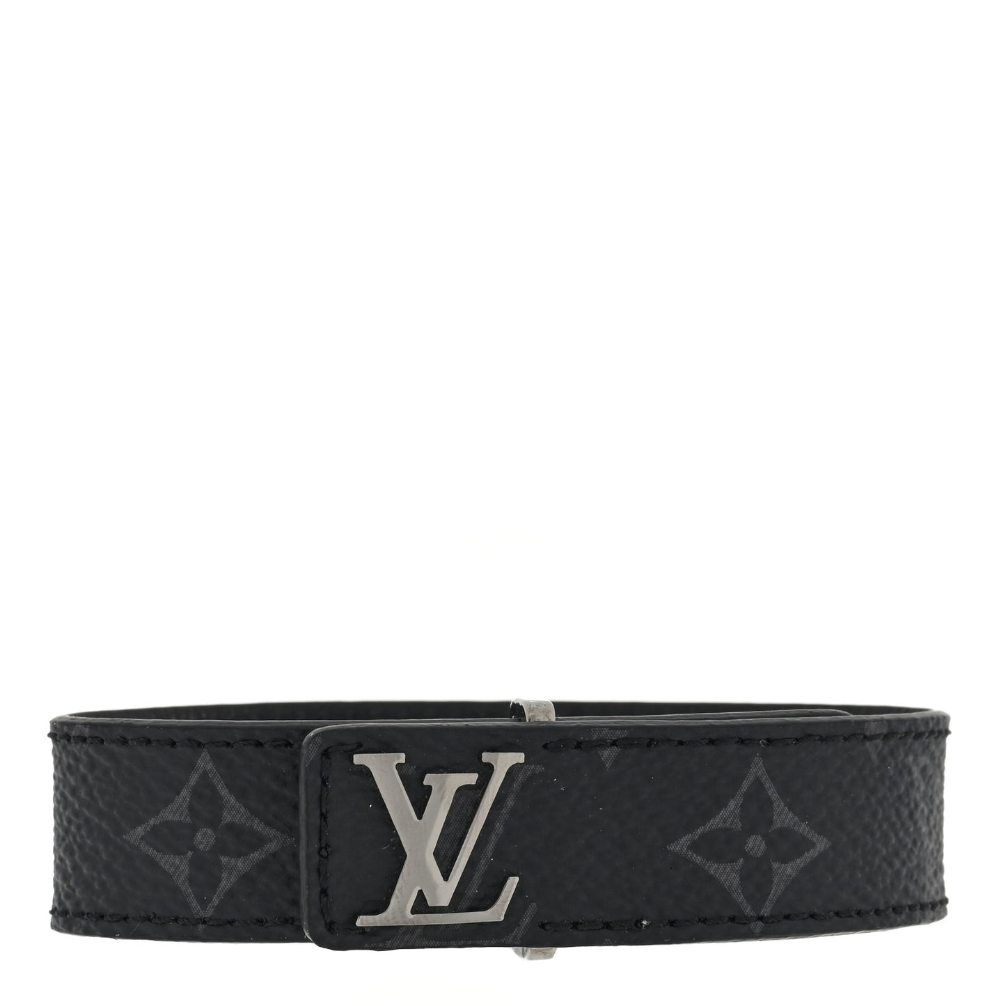 Monogram Eclipse LV Slim Bracelet 21