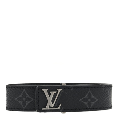 Louis Vuitton Monogram Eclipse LV Slim Bracelet 21 1 of 3