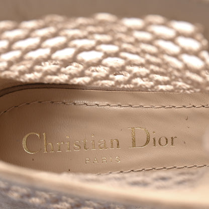 Christian Dior Suede Resille Naughtily-D 30mm Ankle Boots 36.5 Nude 8 of 9