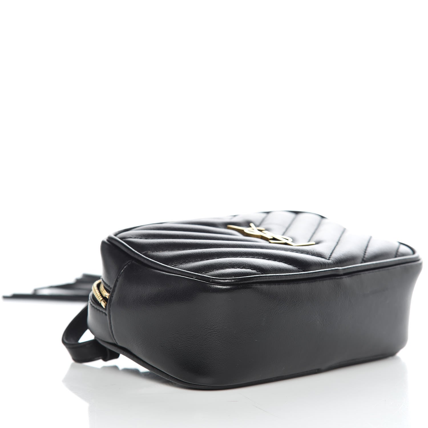 Saint Laurent Calfskin Matelasse Monogram Lou Belt Bag Black 4 of 9