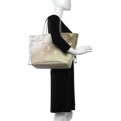 Louis Vuitton Monogram Giant Spring In The City Neverfull MM Sunset Kaki 2 of 9