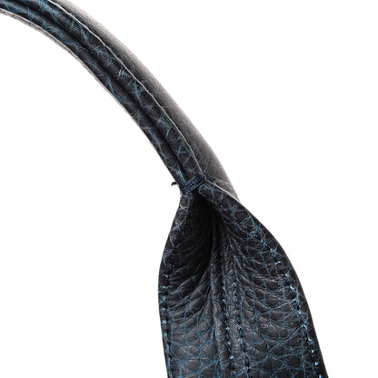 Alexander Wang Pebbled Thermo-Reactive Lambskin Rocco Poseidon Galaxy Blue Silver Hardware 11 of 12