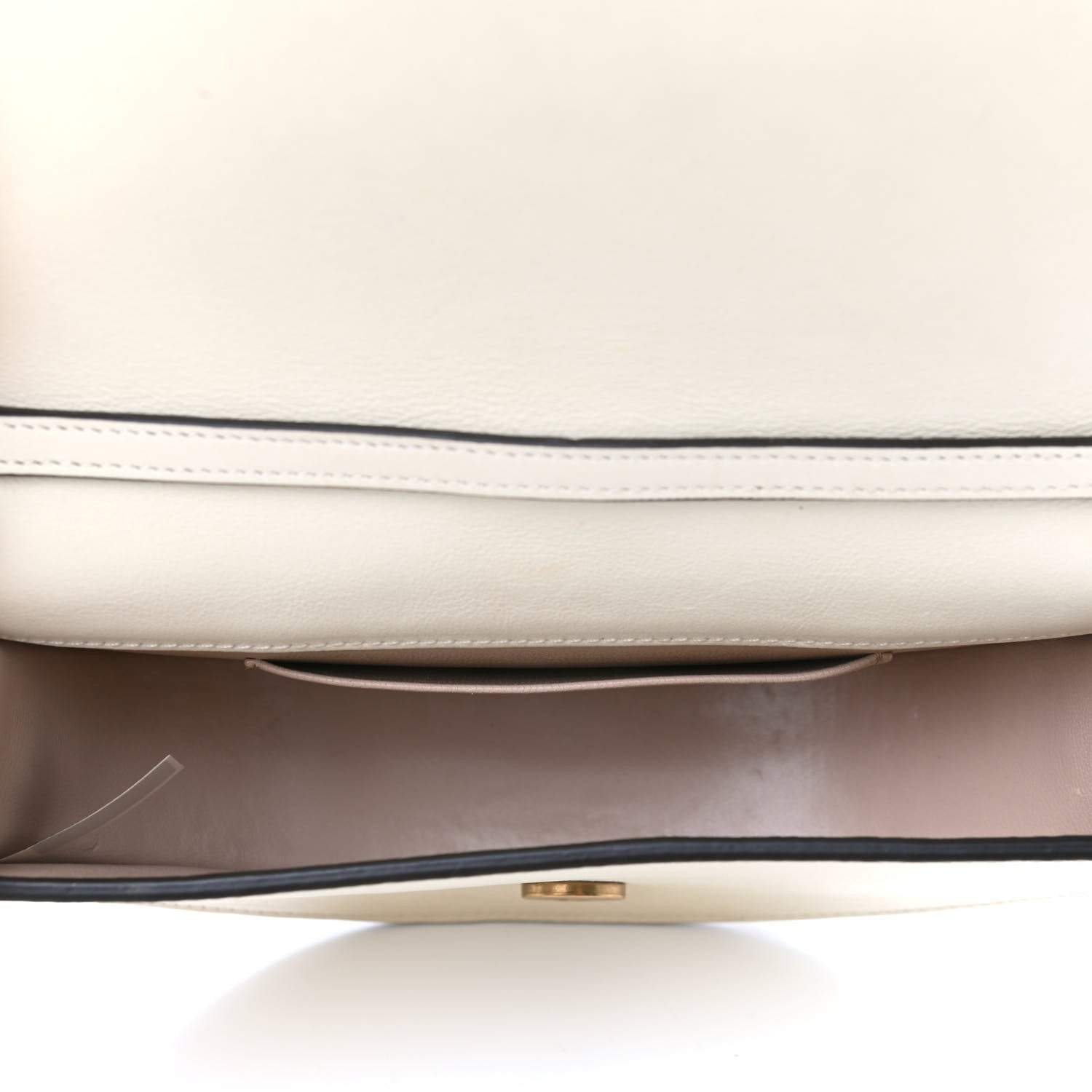 Chloe Calfskin Small Nile Bracelet Minaudiere Bag Off White 5 of 10