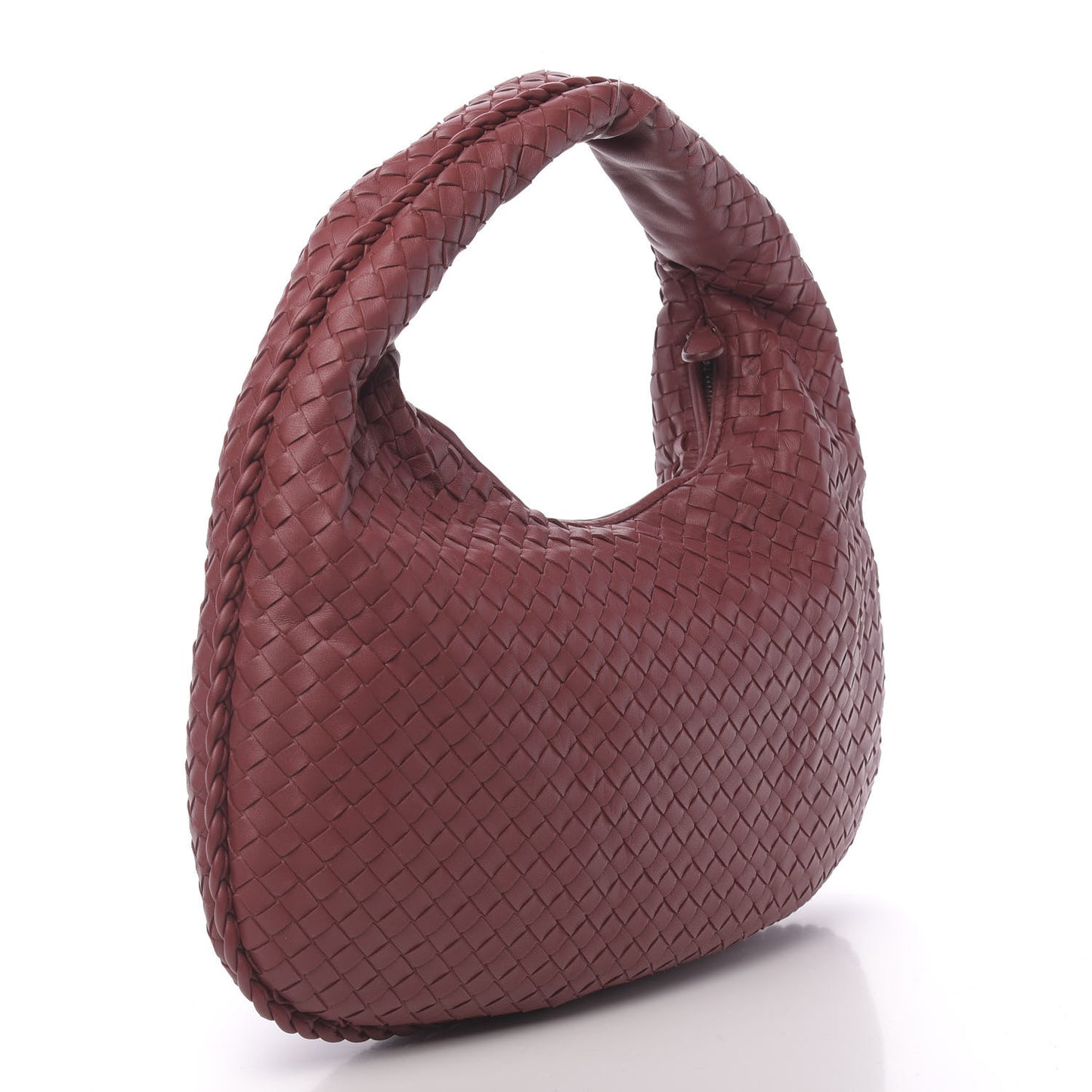 Nappa Intrecciato Medium Veneta Hobo Eclipse