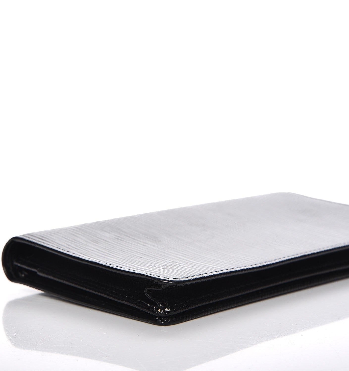 Epi Checkbook Organizer Wallet Black