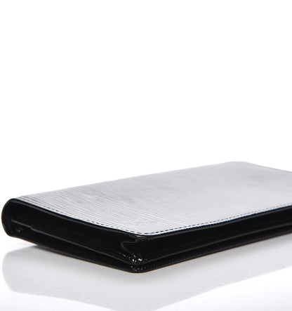 Louis Vuitton Epi Checkbook Organizer Wallet Black 9 of 10