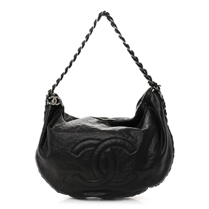 Chanel Calfskin Modern Chain Hobo Black 1 of 11