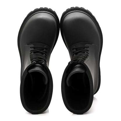 Balenciaga Rubber Mens Steroid Lace Up Boots 41 Black 5 of 10