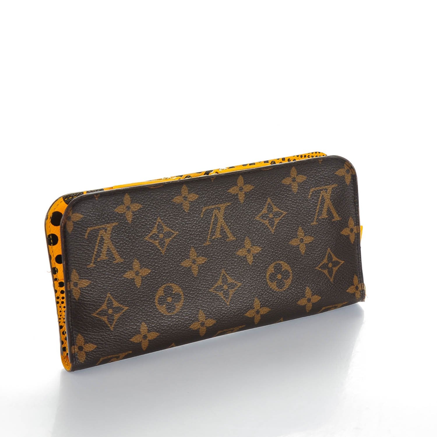 Louis Vuitton Monogram Kusama Waves Insolite Wallet Yellow 3 of 7