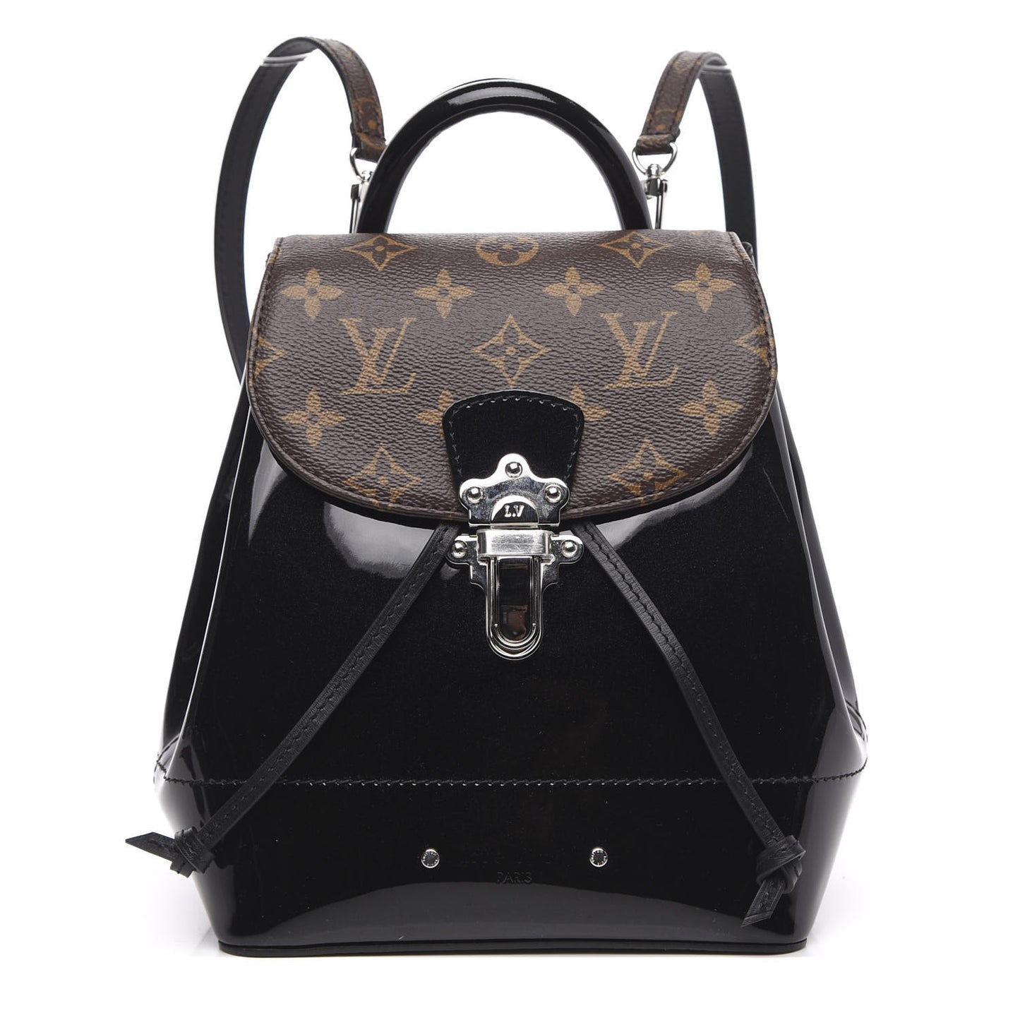 Patent Monogram Hot Springs Backpack Black