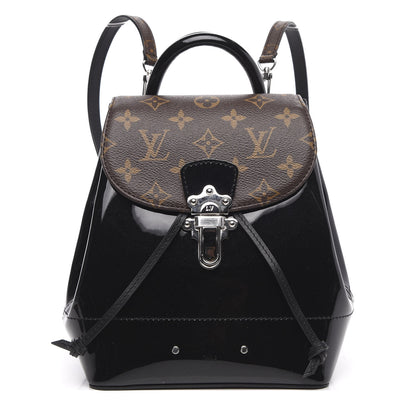 Louis Vuitton Patent Monogram Hot Springs Backpack Black 1 of 7