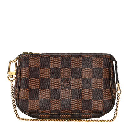 Louis Vuitton Damier Ebene Mini Pochette Accessories 1 of 11