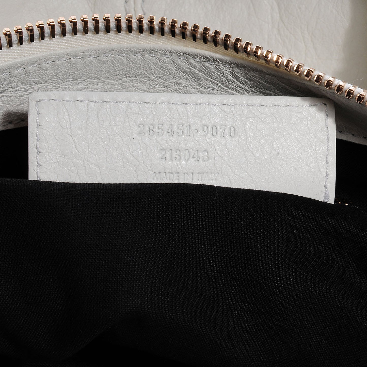 Agneau Giant 12 Rose Gold Hardware Work White Light