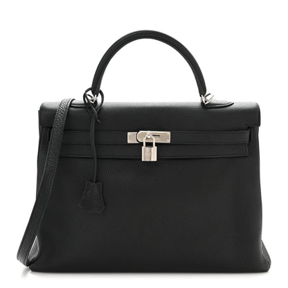 Hermes Togo Kelly Retourne 35 Black 1 of 12