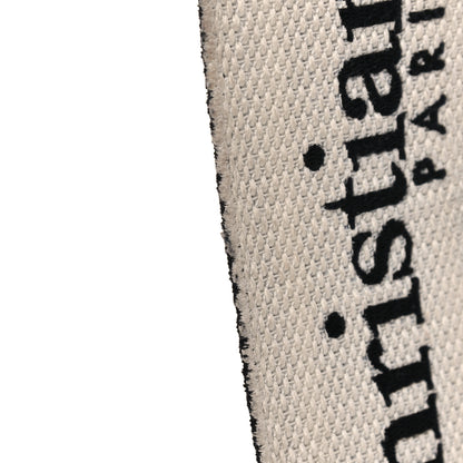 Christian Dior Canvas Embroidered Shoulder Strap Black Ultramatte 7 of 10