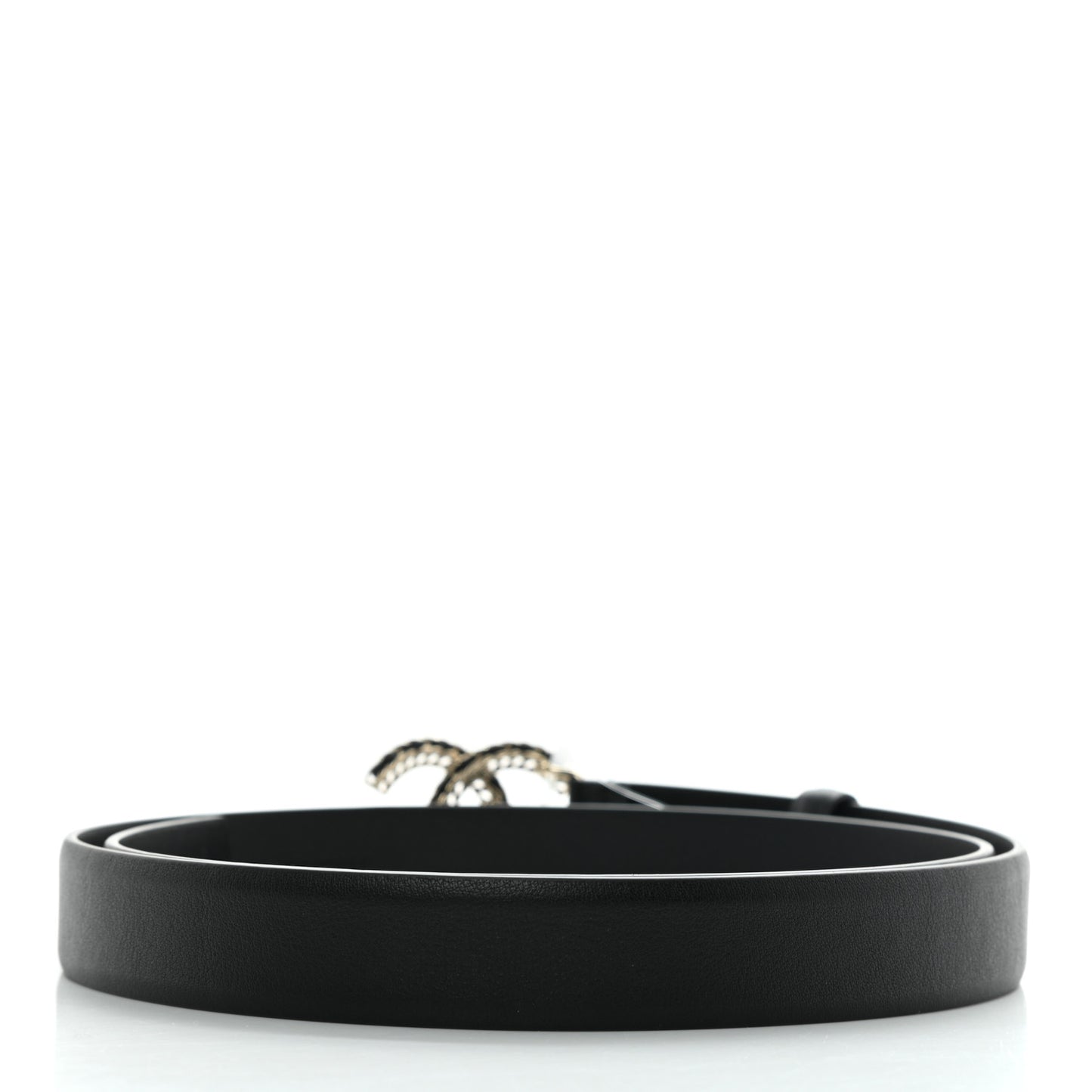 Lambskin CC Chain Belt 85 34 Black