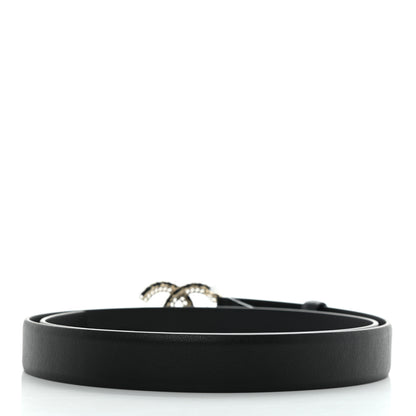 Chanel Lambskin CC Chain Belt 85 34 Black 2 of 7