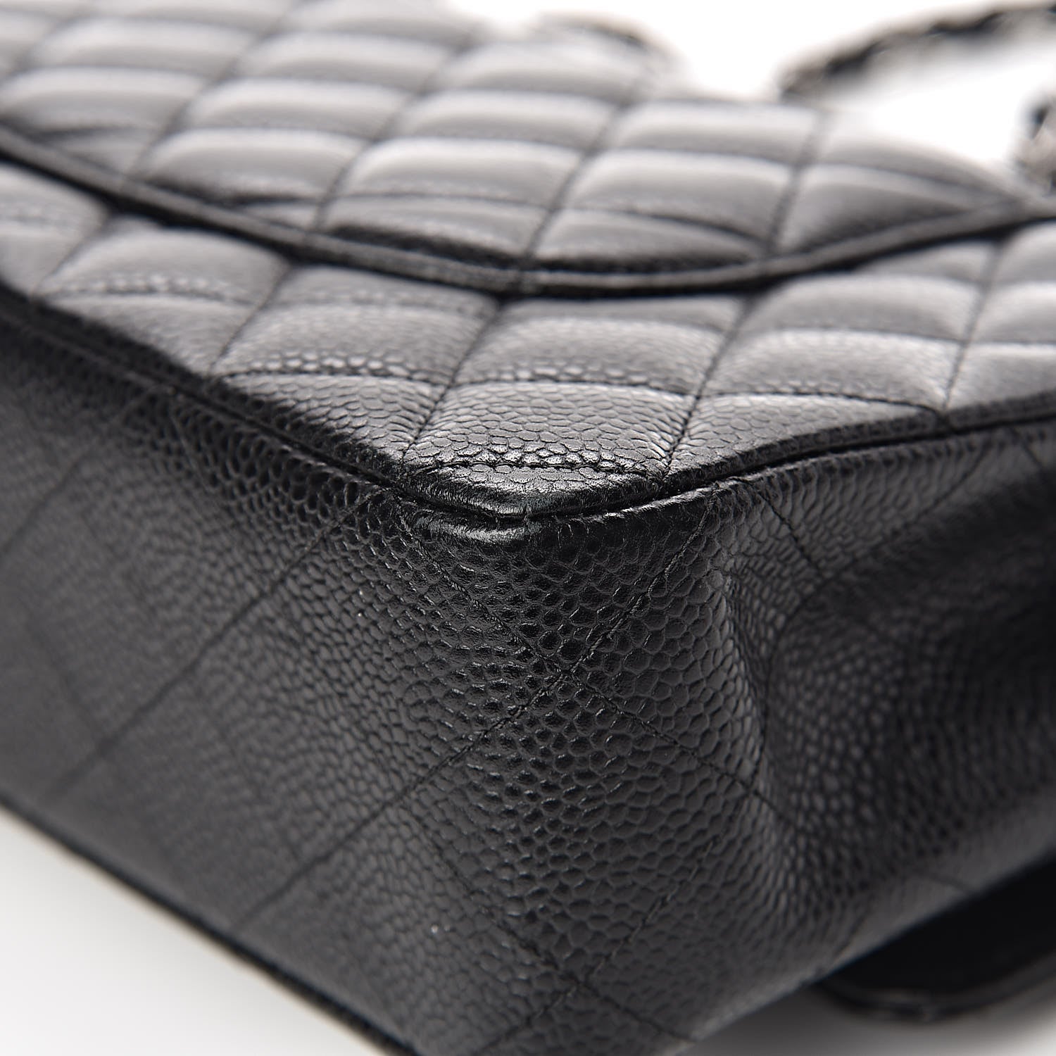 Chanel Caviar Quilted Medium Double Flap Black 14 of 16