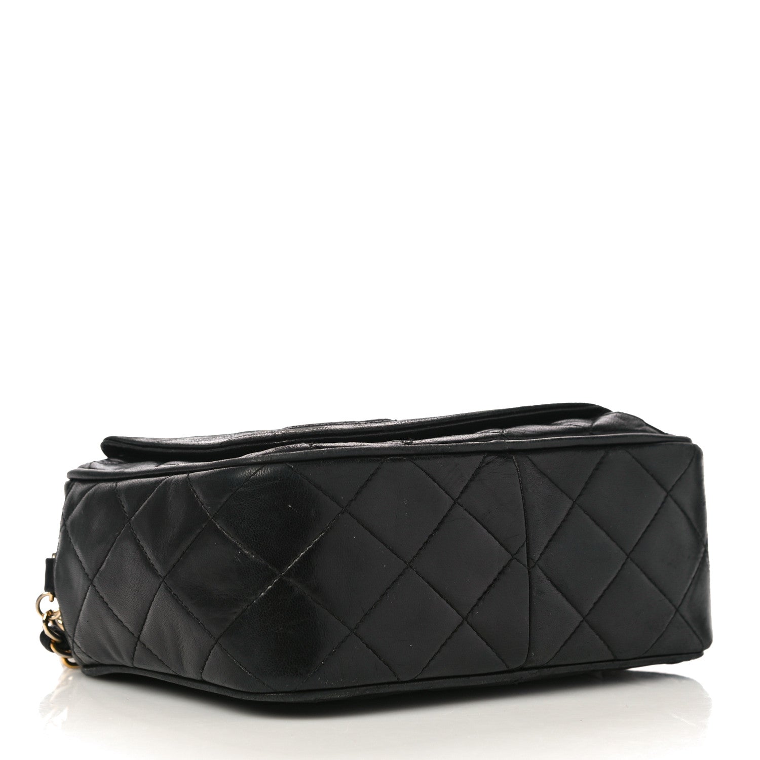 Chanel Lambskin Quilted Tassel Camera Case Black 4 of 17