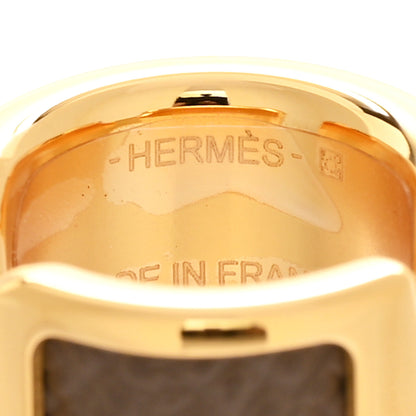 Hermes Epsom Olympe Ear Cuff PM Etoupe 3 of 4