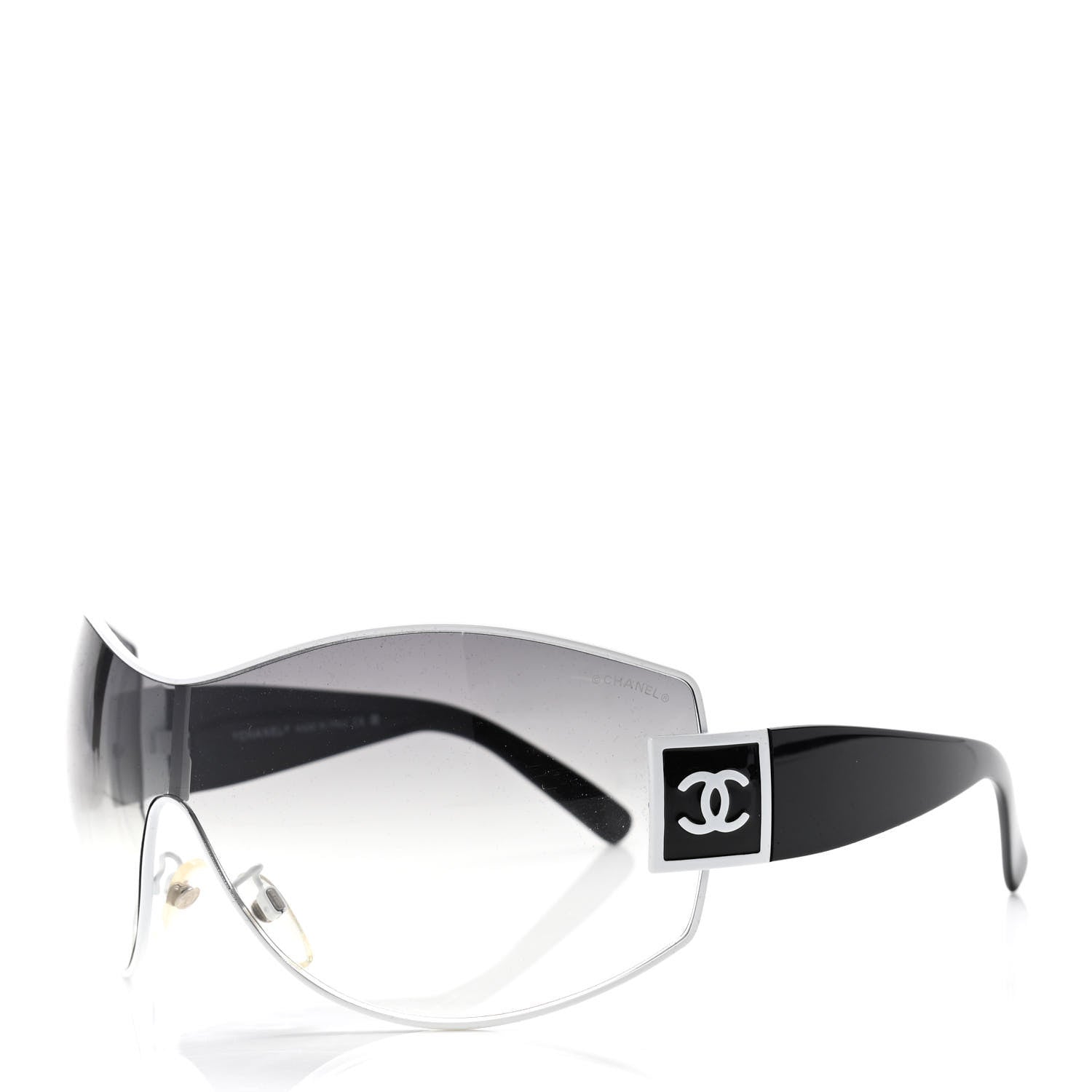 Chanel CC Sunglasses 4114 Black White 1 of 5