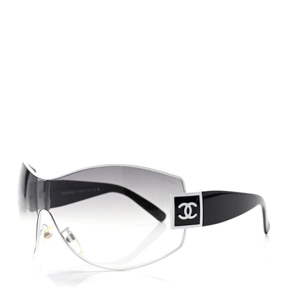 Chanel CC Sunglasses 4114 Black White 1 of 5