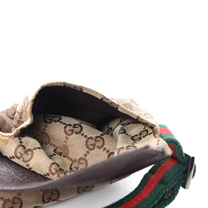 Gucci Monogram Web Belt Bag Dark Brown 5 of 11
