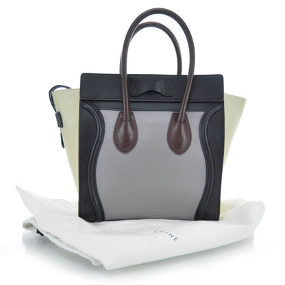 Celine Smooth Calfskin Micro Tri-Color Luggage 3 of 10