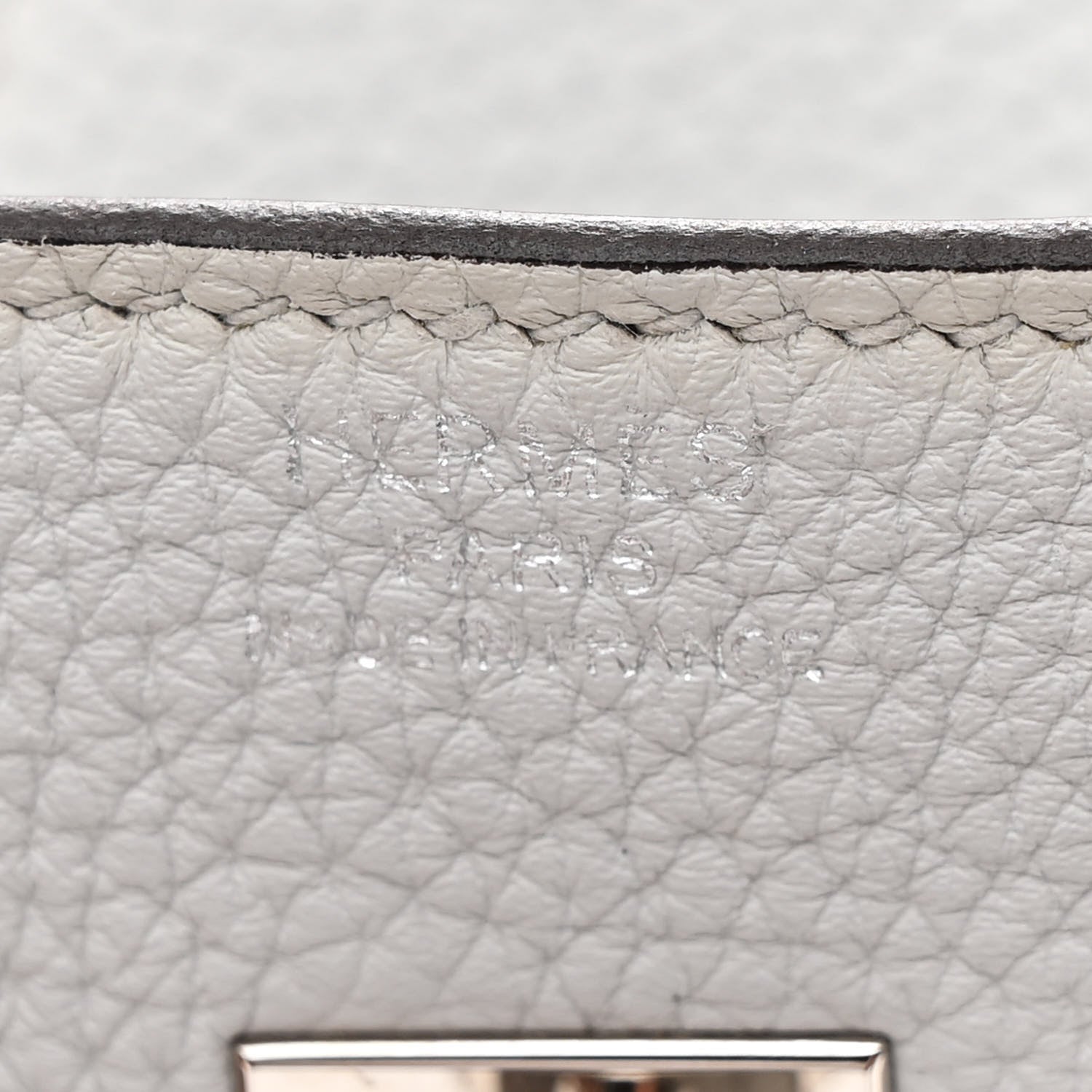 Hermes Togo Birkin 25 Gris Platine 5 of 11