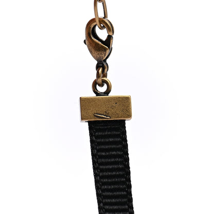 Christian Dior Grosgrain Ribbon J'Adior Logo Choker Necklace Black 7 of 7