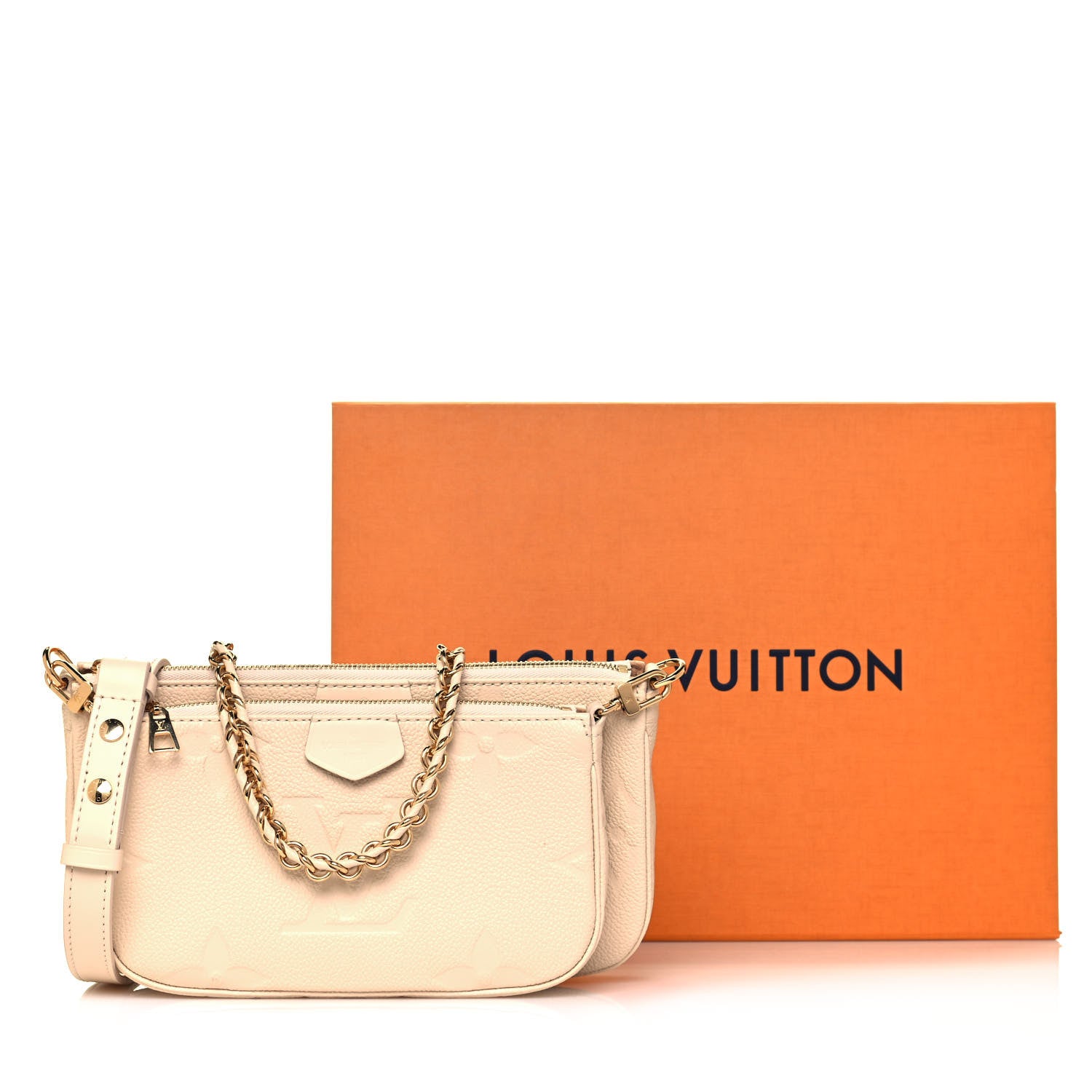 Louis Vuitton Empreinte Monogram Giant Multi Pochette Accessories Cream 11 of 11
