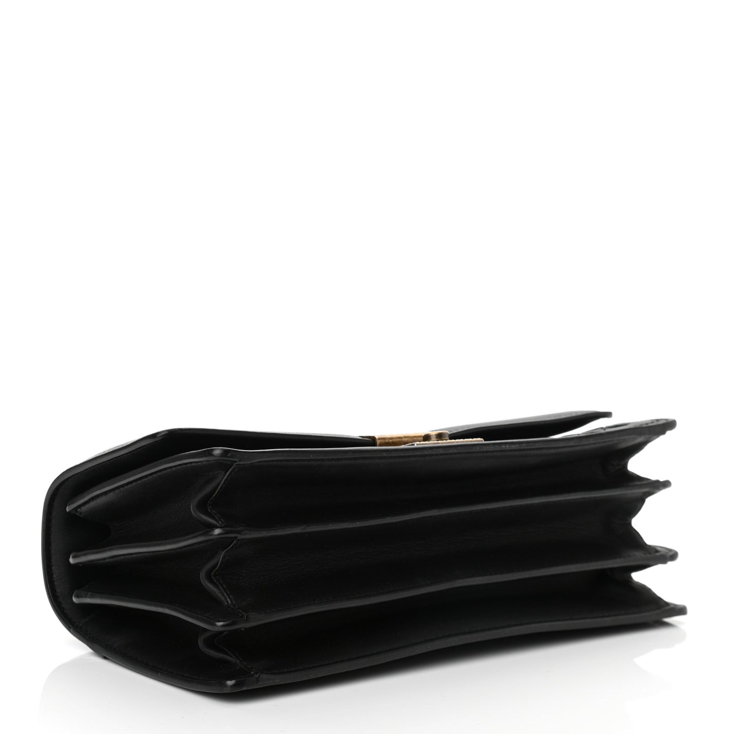 Nappa Intrecciato Top Handle Bag Black