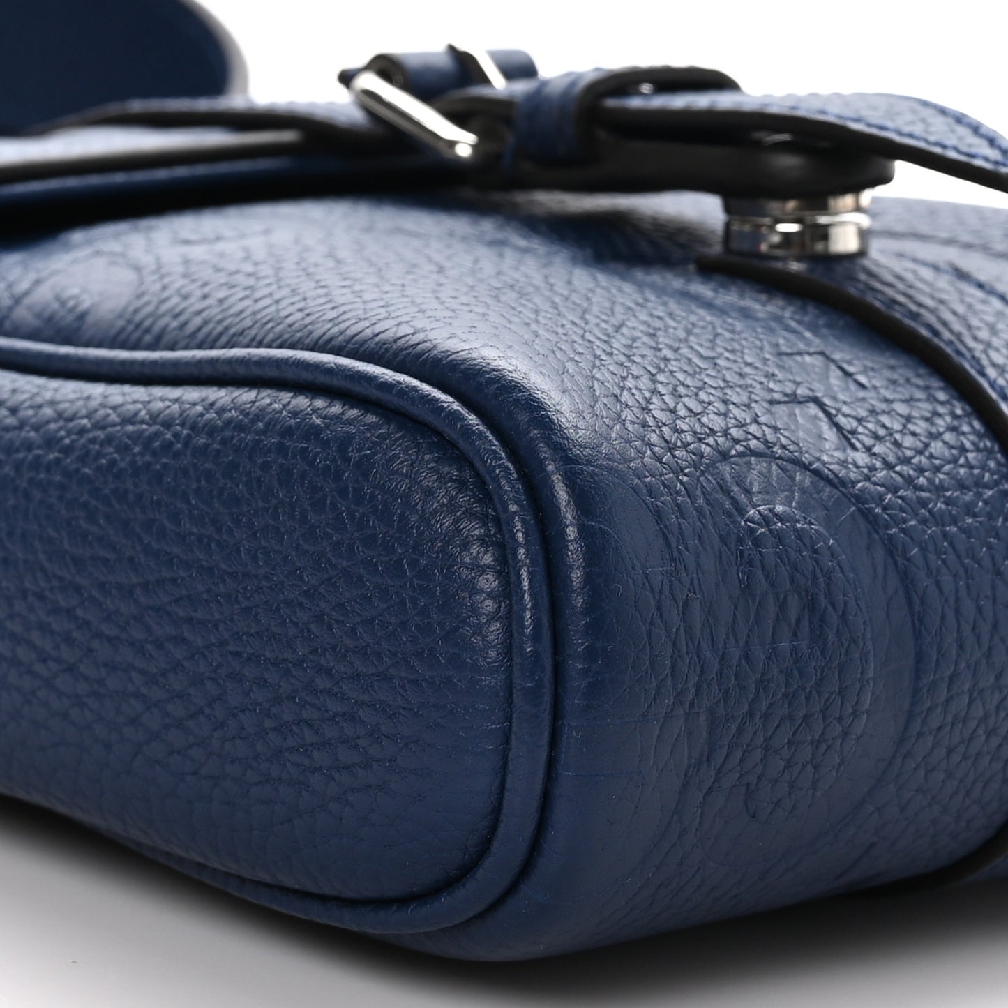 Piuma Calfskin Jumbo GG Embossed Small Messenger Bag Royale