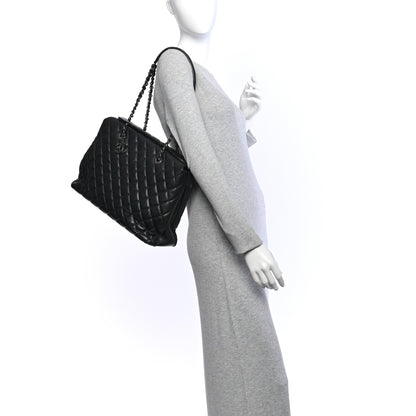 Chanel Caviar Quilted City Shopping Tote Black 2 of 13