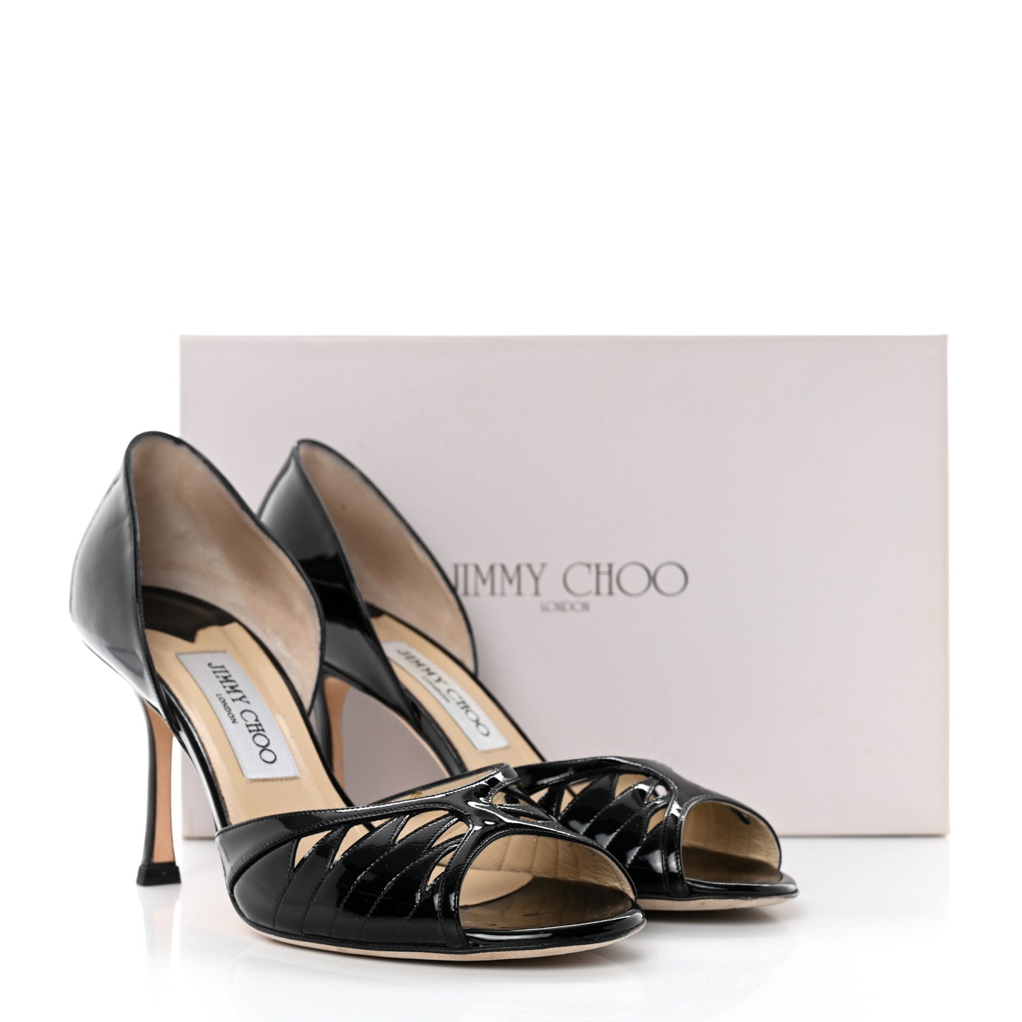 Patent Trinity Sandals 38.5 Black